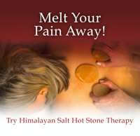 Himalayan salt hot stone massage therapy